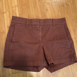 NWT J. Crew Chino Shorts Brown Size 0